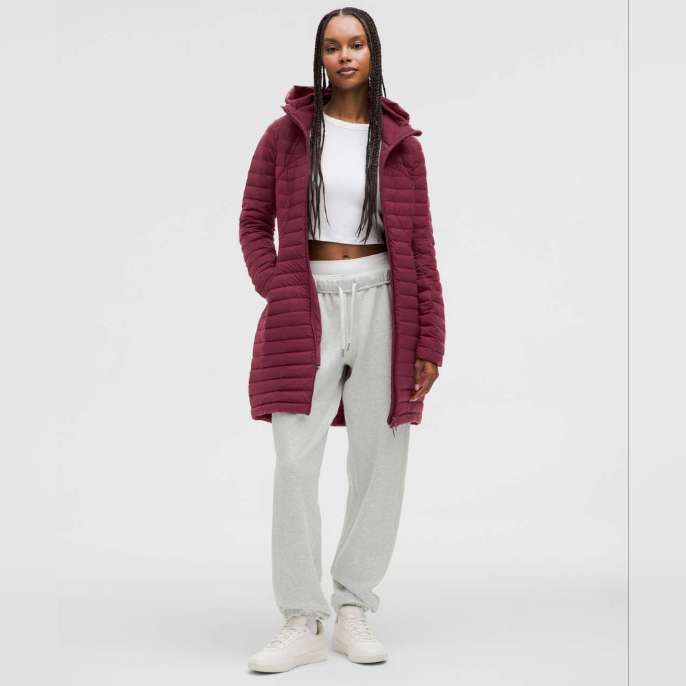 Lululemon Pack It Down Long Jacket Deep Luxe Like New